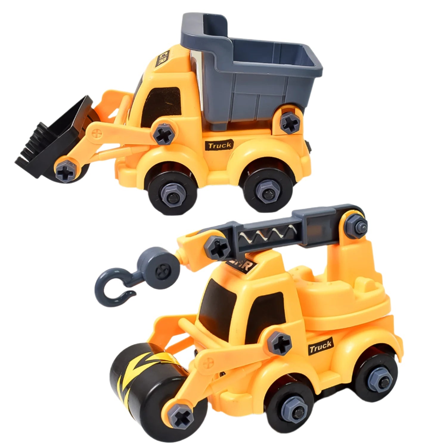Engineering Vehicles Nut Assembly Toy – DIY Vehicle Model Set for Kids, Simulation Car Construction Toy (2 Pc Set) Engineering Vehicles Nut Assembly Toy – DIY Vehicle Model Set for Kids, Simulation Car Construction Toy (2 Pc Set)